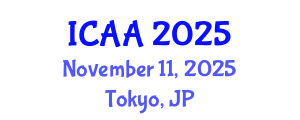 International Conference on Aeronautics and Aeroengineering (ICAA) November 11, 2025 - Tokyo, Japan