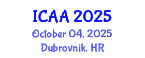 International Conference on Aeronautics and Aeroengineering (ICAA) October 04, 2025 - Dubrovnik, Croatia