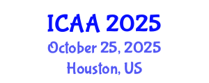 International Conference on Aeronautics and Aeroengineering (ICAA) October 25, 2025 - Houston, United States
