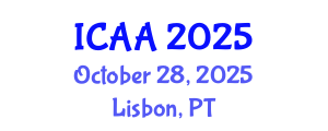 International Conference on Aeronautics and Aeroengineering (ICAA) October 28, 2025 - Lisbon, Portugal