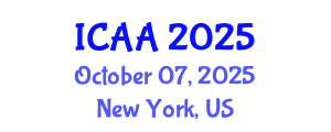 International Conference on Aeronautics and Aeroengineering (ICAA) October 07, 2025 - New York, United States