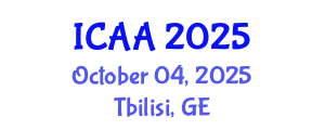 International Conference on Aeronautics and Aeroengineering (ICAA) October 04, 2025 - Tbilisi, Georgia