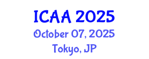 International Conference on Aeronautics and Aeroengineering (ICAA) October 07, 2025 - Tokyo, Japan