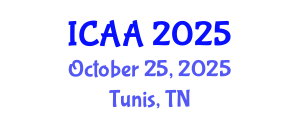 International Conference on Aeronautics and Aeroengineering (ICAA) October 25, 2025 - Tunis, Tunisia