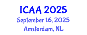 International Conference on Aeronautics and Aeroengineering (ICAA) September 16, 2025 - Amsterdam, Netherlands