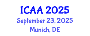 International Conference on Aeronautics and Aeroengineering (ICAA) September 23, 2025 - Munich, Germany