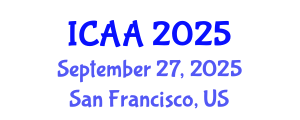 International Conference on Aeronautics and Aeroengineering (ICAA) September 27, 2025 - San Francisco, United States