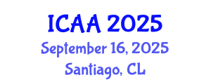 International Conference on Aeronautics and Aeroengineering (ICAA) September 16, 2025 - Santiago, Chile