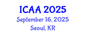 International Conference on Aeronautics and Aeroengineering (ICAA) September 16, 2025 - Seoul, Republic of Korea