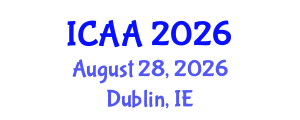 International Conference on Aeronautics and Aeroengineering (ICAA) August 28, 2026 - Dublin, Ireland
