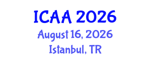 International Conference on Aeronautics and Aeroengineering (ICAA) August 16, 2026 - Istanbul, Turkey International Conference on Aeronautics and Aeroengineering (ICAA) August 16, 2026 - Istanbul, Turkey