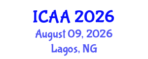 International Conference on Aeronautics and Aeroengineering (ICAA) August 09, 2026 - Lagos, Nigeria