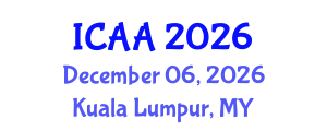 International Conference on Aeronautics and Aeroengineering (ICAA) December 06, 2026 - Kuala Lumpur, Malaysia