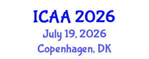 International Conference on Aeronautics and Aeroengineering (ICAA) July 19, 2026 - Copenhagen, Denmark International Conference on Aeronautics and Aeroengineering (ICAA) July 19, 2026 - Copenhagen, Denmark