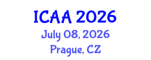 International Conference on Aeronautics and Aeroengineering (ICAA) July 08, 2026 - Prague, Czechia International Conference on Aeronautics and Aeroengineering (ICAA) July 08, 2026 - Prague, Czechia