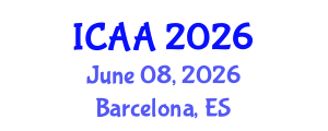 International Conference on Aeronautics and Aeroengineering (ICAA) June 08, 2026 - Barcelona, Spain