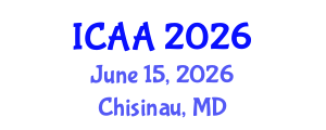 International Conference on Aeronautics and Aeroengineering (ICAA) June 15, 2026 - Chisinau, Republic of Moldova