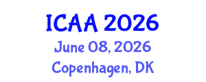 International Conference on Aeronautics and Aeroengineering (ICAA) June 08, 2026 - Copenhagen, Denmark International Conference on Aeronautics and Aeroengineering (ICAA) June 08, 2026 - Copenhagen, Denmark