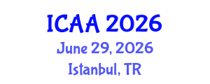International Conference on Aeronautics and Aeroengineering (ICAA) June 29, 2026 - Istanbul, Turkey