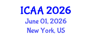 International Conference on Aeronautics and Aeroengineering (ICAA) June 01, 2026 - New York, United States International Conference on Aeronautics and Aeroengineering (ICAA) June 01, 2026 - New York, United States
