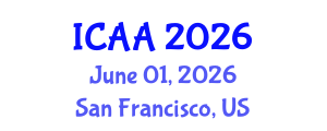 International Conference on Aeronautics and Aeroengineering (ICAA) June 01, 2026 - San Francisco, United States International Conference on Aeronautics and Aeroengineering (ICAA) June 01, 2026 - San Francisco, United States