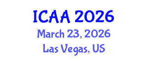 International Conference on Aeronautics and Aeroengineering (ICAA) March 23, 2026 - Las Vegas, United States International Conference on Aeronautics and Aeroengineering (ICAA) March 23, 2026 - Las Vegas, United States