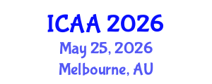 International Conference on Aeronautics and Aeroengineering (ICAA) May 25, 2026 - Melbourne, Australia International Conference on Aeronautics and Aeroengineering (ICAA) May 25, 2026 - Melbourne, Australia