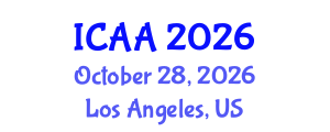 International Conference on Aeronautics and Aeroengineering (ICAA) October 28, 2026 - Los Angeles, United States International Conference on Aeronautics and Aeroengineering (ICAA) October 28, 2026 - Los Angeles, United States