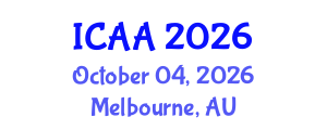 International Conference on Aeronautics and Aeroengineering (ICAA) October 04, 2026 - Melbourne, Australia