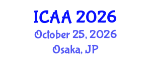 International Conference on Aeronautics and Aeroengineering (ICAA) October 25, 2026 - Osaka, Japan International Conference on Aeronautics and Aeroengineering (ICAA) October 25, 2026 - Osaka, Japan