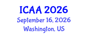 International Conference on Aeronautics and Aeroengineering (ICAA) September 16, 2026 - Washington, United States International Conference on Aeronautics and Aeroengineering (ICAA) September 16, 2026 - Washington, United States