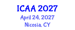 International Conference on Aeronautics and Aeroengineering (ICAA) April 24, 2027 - Nicosia, Cyprus