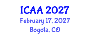 International Conference on Aeronautics and Aeroengineering (ICAA) February 17, 2027 - Bogota, Colombia