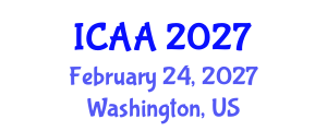 International Conference on Aeronautics and Aeroengineering (ICAA) February 24, 2027 - Washington, United States International Conference on Aeronautics and Aeroengineering (ICAA) February 24, 2027 - Washington, United States