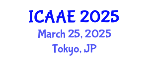 International Conference on Aeronautics and Aerospace Engineering (ICAAE) March 25, 2025 - Tokyo, Japan