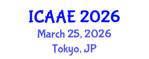 International Conference on Aeronautics and Aerospace Engineering (ICAAE) March 25, 2026 - Tokyo, Japan