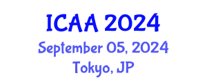 International Conference on Aeronautics and Astronautics (ICAA) September 05, 2024 - Tokyo, Japan