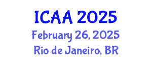 International Conference on Aeronautics and Astronautics (ICAA) February 26, 2025 - Rio de Janeiro, Brazil