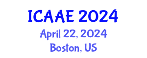International Conference on Aerospace and Aviation Engineering (ICAAE) April 22, 2024 - Boston, United States