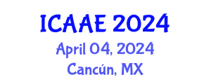 International Conference on Aerospace and Aviation Engineering (ICAAE) April 04, 2024 - Cancún, Mexico