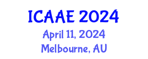 International Conference on Aerospace and Aviation Engineering (ICAAE) April 11, 2024 - Melbourne, Australia