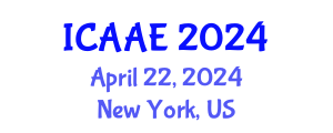 International Conference on Aerospace and Aviation Engineering (ICAAE) April 22, 2024 - New York, United States