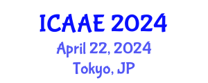 International Conference on Aerospace and Aviation Engineering (ICAAE) April 22, 2024 - Tokyo, Japan