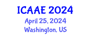 International Conference on Aerospace and Aviation Engineering (ICAAE) April 25, 2024 - Washington, United States