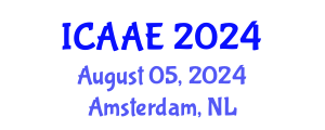 International Conference on Aerospace and Aviation Engineering (ICAAE) August 05, 2024 - Amsterdam, Netherlands