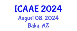 International Conference on Aerospace and Aviation Engineering (ICAAE) August 08, 2024 - Baku, Azerbaijan