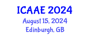 International Conference on Aerospace and Aviation Engineering (ICAAE) August 15, 2024 - Edinburgh, United Kingdom