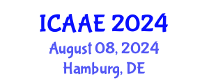 International Conference on Aerospace and Aviation Engineering (ICAAE) August 08, 2024 - Hamburg, Germany