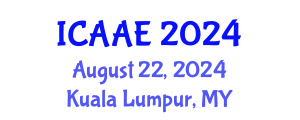 International Conference on Aerospace and Aviation Engineering (ICAAE) August 22, 2024 - Kuala Lumpur, Malaysia