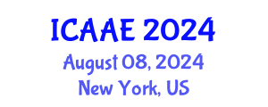 International Conference on Aerospace and Aviation Engineering (ICAAE) August 08, 2024 - New York, United States